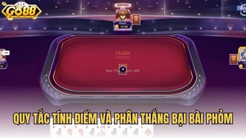 Quy tắc tính điểm và phân thắng bại bài Phỏm