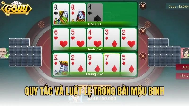 Quy tắc và luật lệ trong bài Mậu Binh